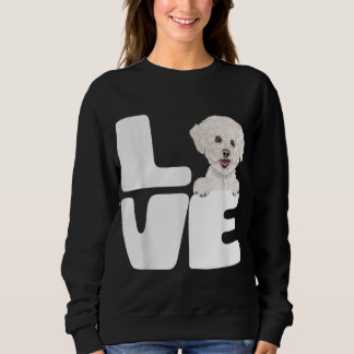 Sweatshirt I Love My Bichons Frise Amoureux des chiens