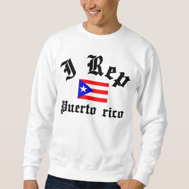 Sweatshirt I représentant Porto Rico (Devant)