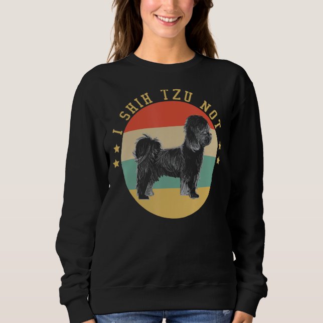 Sweatshirt I Shih Tzu Pas Chien Maman (Devant)