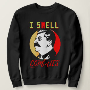 sweatshirt "I SMELL ENGAGE 3 STALIN"