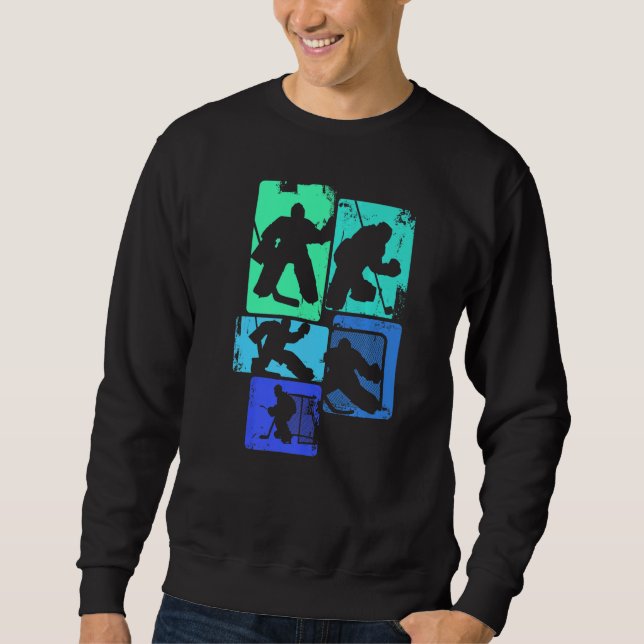 Sweatshirt Ice Hockey Goalie Hockey Player Kids Boys Youth Me (Devant)