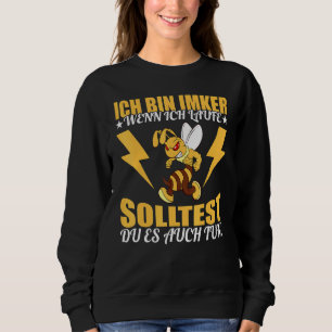 Sweatshirt Ich Bin Beker Wenn Ich Renne Sollt Du Es Auch H