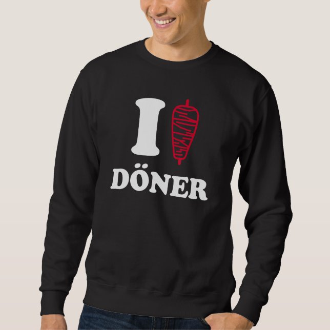 Sweatshirt Ich Liebe Doner (Devant)