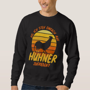 Sweatshirt Ich Mag Poulets Vintage poulet rôti Hen Chi