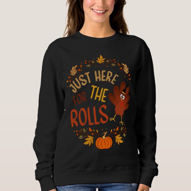 Sweatshirt Ici juste pour les petits pains (Devant)