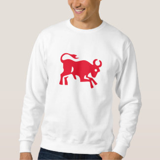 Sweatshirt icône Taurus rouge