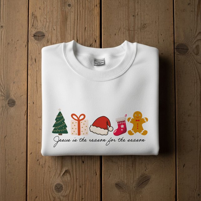 Sweatshirt Icônes Jésus est la raison de la saison  (Créateur téléchargé)