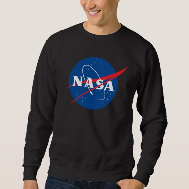 Sweatshirt Iconique de la NASA (Eclipse Black) (Devant)