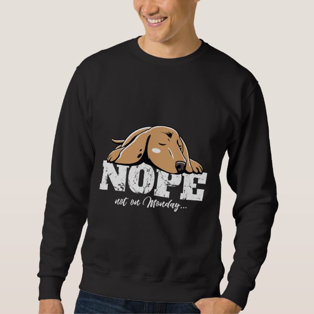 Sweatshirt Idée Dachshund (Devant)