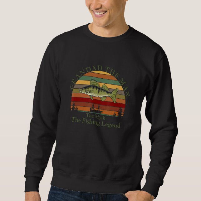 Sweatshirt Idée de cadeau drôle Le mythe La légende Papi Et B (Devant)