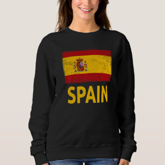 Sweatshirt Idée de drapeau espagnol pour femmes et enfants te