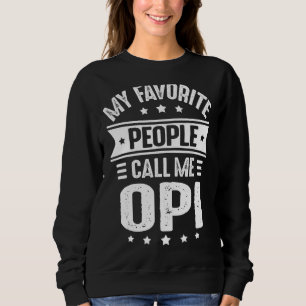 Sweatshirt Idée De Fête des pères Opi Pour Hommes Mon Peo Pré