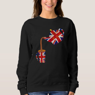 Sweatshirt Idée Drapeau Union Jack Pour Enfants Et Expatriés 