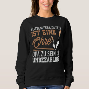 Sweatshirt Idée Tiler Et Grand-Père Pour Les Artisans