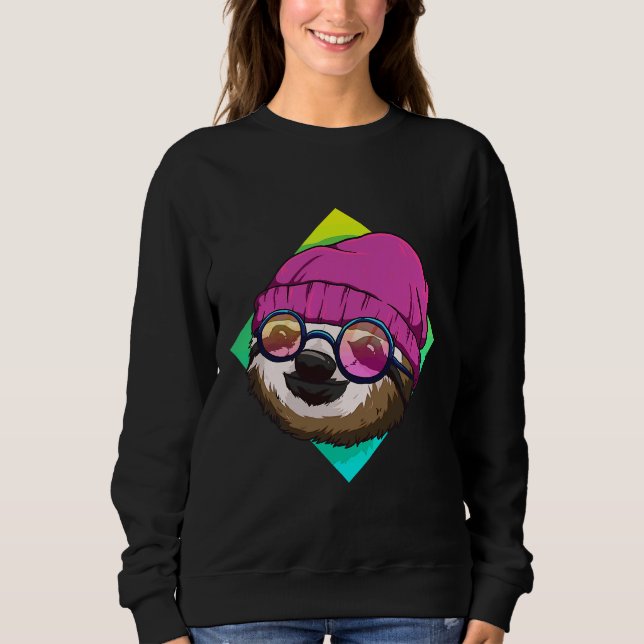 Sweatshirt Idées de fentes mignonnes Hipster (Devant)