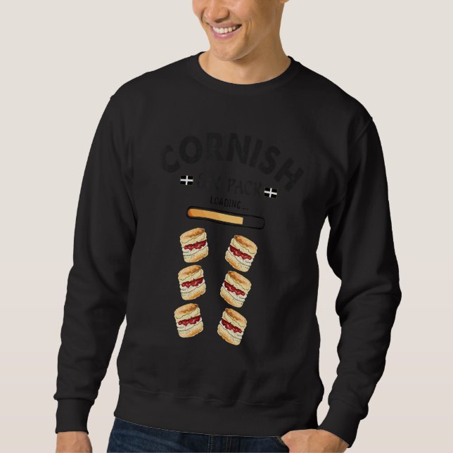 Sweatshirt Idées de scones corniques pour hommes et six scone (Devant)