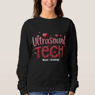Sweatshirt Idées drôles d'ultrasons pour la Saint-Valentin