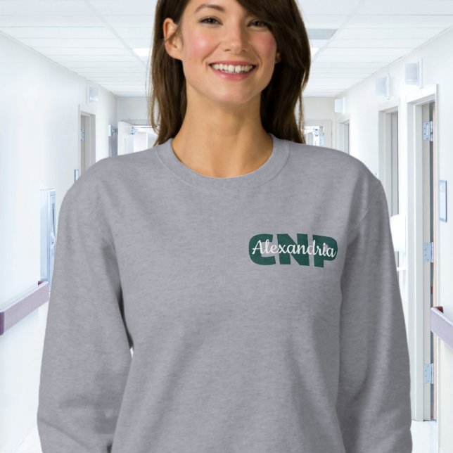 Sweatshirt Identifiants CNP personnalisés avec nom (Créateur téléchargé)