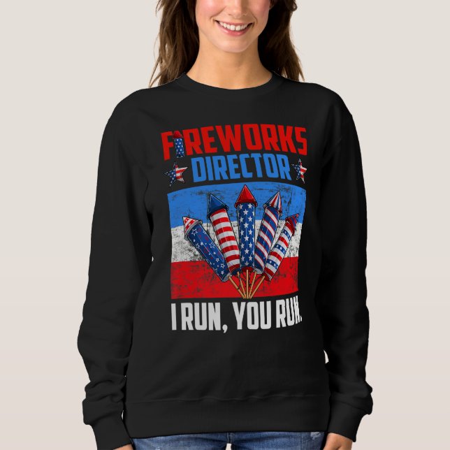 Sweatshirt If I Run You Run 4th Of July Pa (Devant)