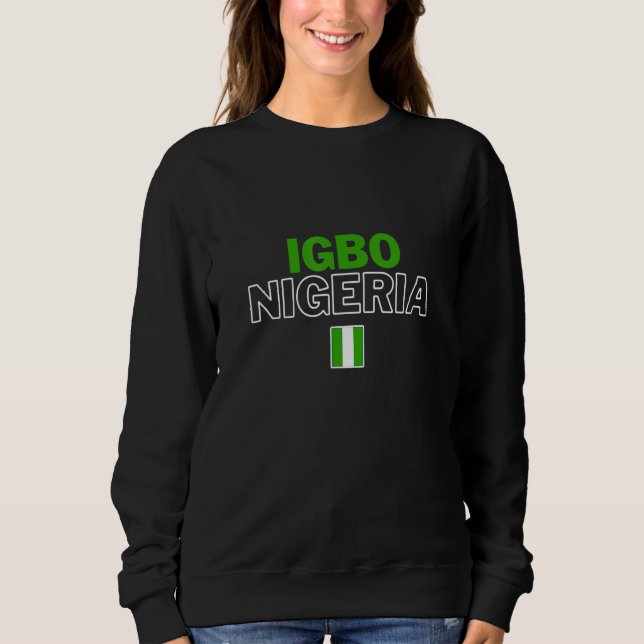 Sweatshirt Igbo Nigeria - Ancêtres glorieux Fier Tr Africain (Devant)