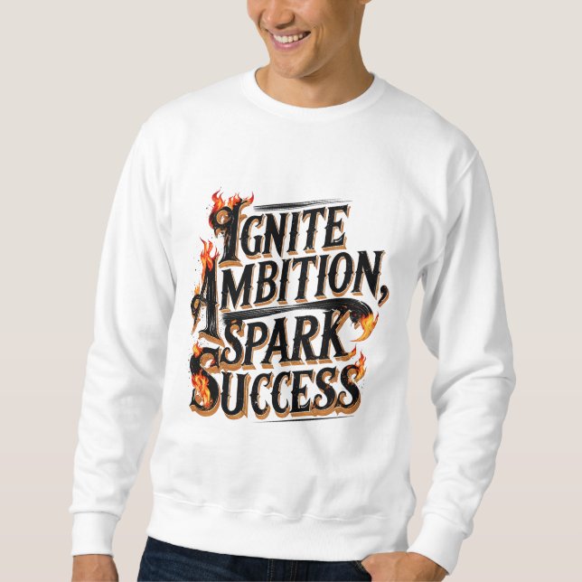 Sweatshirt Ignorer l'atmosphère, déclencher la réussite (Devant)