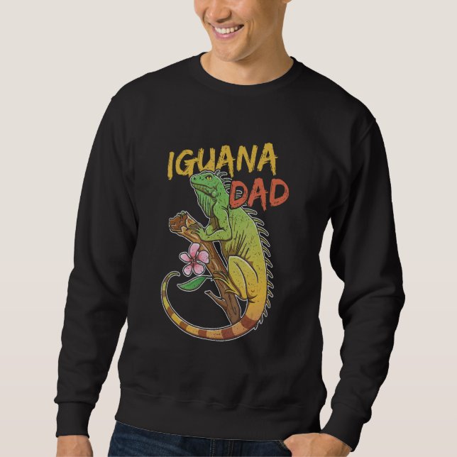 Sweatshirt Iguana Reptiles Lizard Pet Terrasse (Devant)
