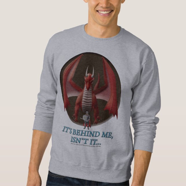 Sweatshirt Il est derrière moi (Devant)