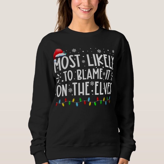 Sweatshirt Il Est Probable Que C'Est À Cause De La Chrétienté (Devant)