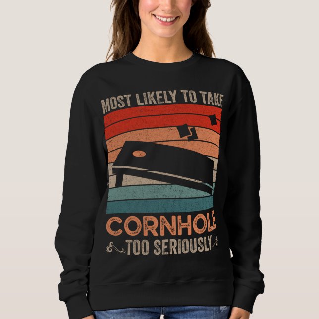 Sweatshirt Il Est Probable Que Le Cornouailles Soit Trop Vint (Devant)