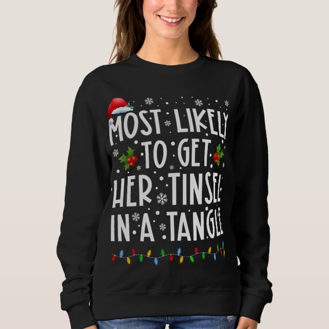 Sweatshirt Il Est Probable Qu'Elle Ait Son Étui Dans Une Fami (Devant)