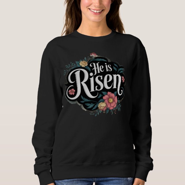 Sweatshirt Il est ressuscité (Devant)