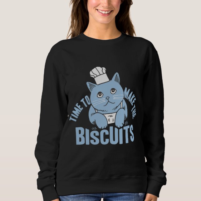 Sweatshirt Il est temps de faire les biscuits (Devant)