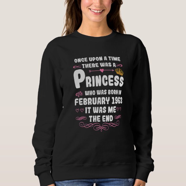 Sweatshirt Il était une fois une princesse Février 1966 (Devant)