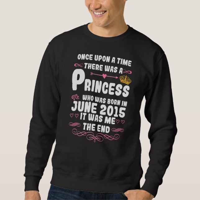 Sweatshirt Il Était Une Fois Une Princesse Juin 2015 Bi (Devant)