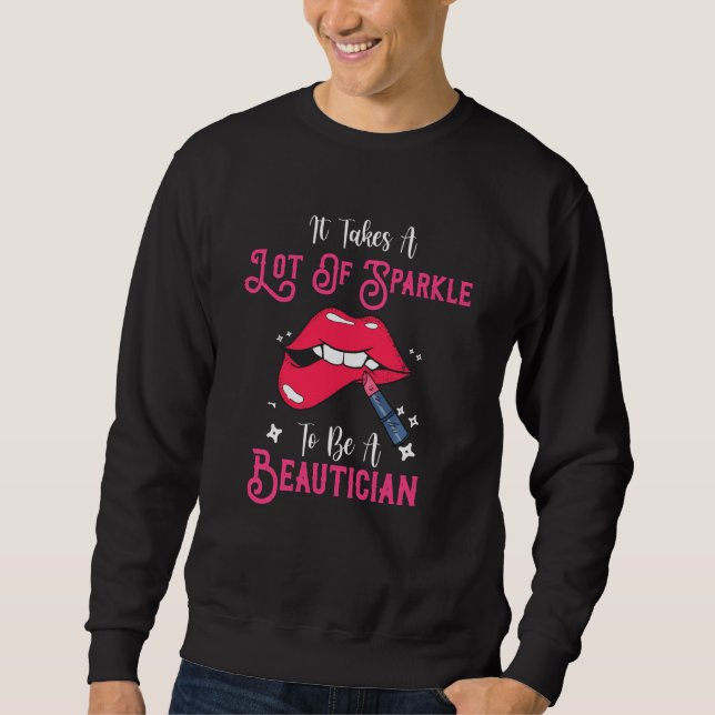 Sweatshirt Il Faut Beaucoup D'Étincelle Pour Être Un Cosme Be (Devant)