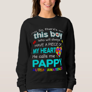 Sweatshirt Il M'Appelle Pappy Sensibilisation sur l'autisme