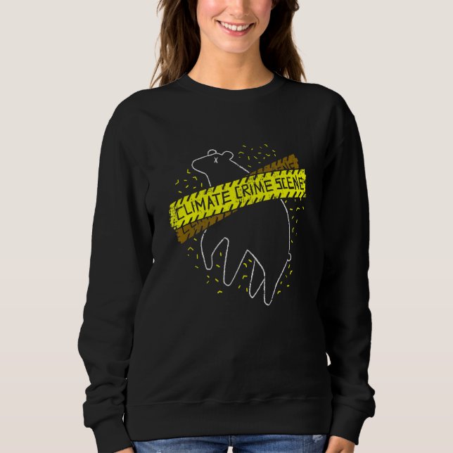 Sweatshirt Il N'Y A Pas De Planète B Changement Climatique Sc (Devant)