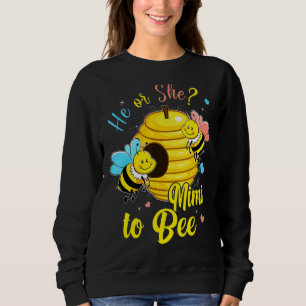 Sweatshirt Il Ou Elle Mimi D'Être Faire-part Genre Baby Sho