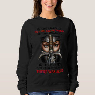 Sweatshirt Il Y Avait Jésus La Foi Chrétienne Citation Religi