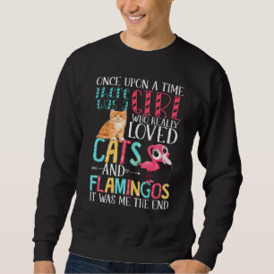 Sweatshirt Il Y Avait Une Fille Qui Aimait Vraiment Chats Et 