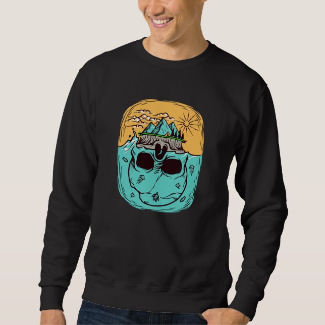 Sweatshirt Île Skull (Devant)