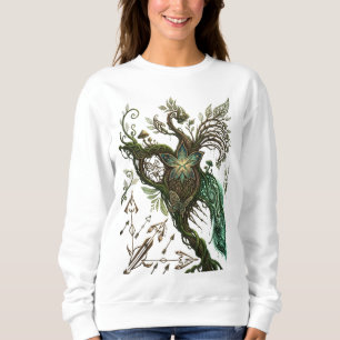 Sweatshirt Illustration 3D d'un esprit mythique de la nature