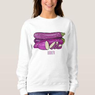 Sweatshirt Illustration d'aubergine