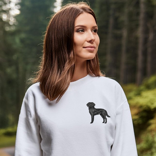Sweatshirt Illustration de chien de dessin animé Labrador Ret (Please note: This image is a digital mockup.)