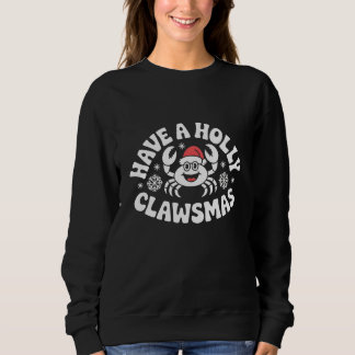 Sweatshirt Illustration de crabe de vacances amusante pour ca