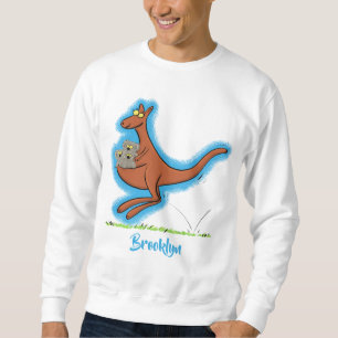 Sweatshirt Illustration de dessin animé Cute kangaroo et koal