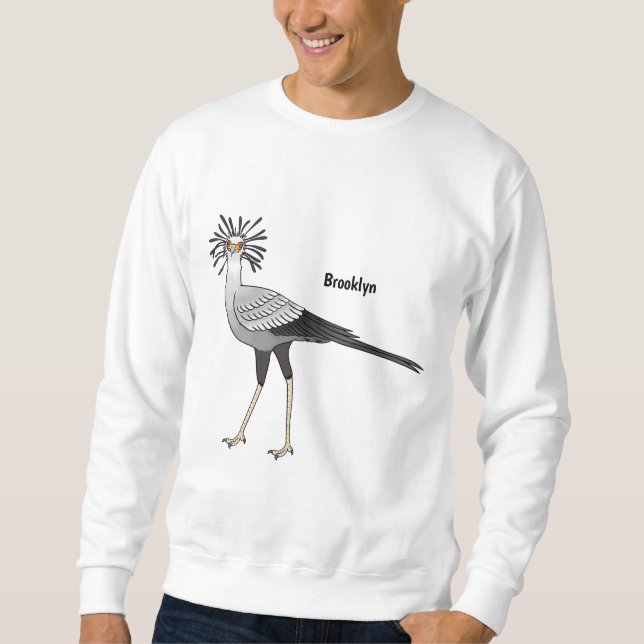 Sweatshirt Illustration de dessin animé de secrétaire  (Devant)