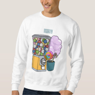 Sweatshirt Illustration de dessin de bonbon