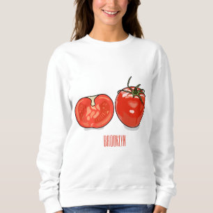 Sweatshirt Illustration de dessin sur la tomate