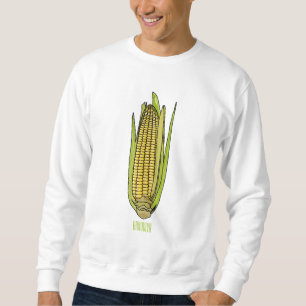 Sweatshirt Illustration de dessin sur le maïs